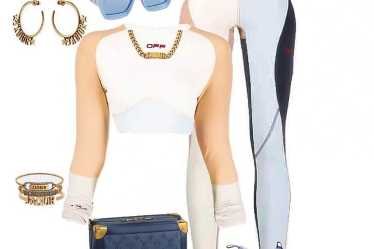 What_to_Wear_Off-White_2-Piece_Dior_Low_Top_Sneakers_and_Louis_Vuitton_Sky_Blue_Millionaire_Sunglasses